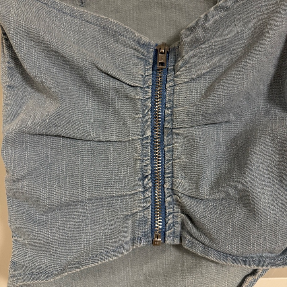 Denim Tube Top - Picture 7 of 7